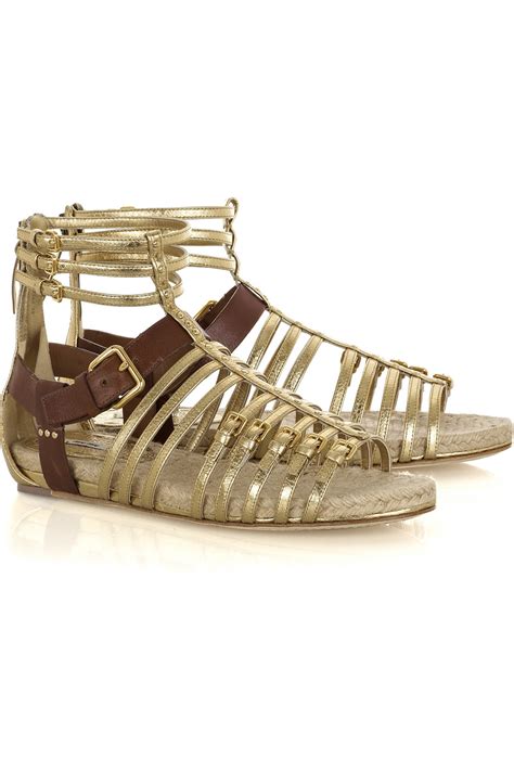 miu miu gladiator sandals